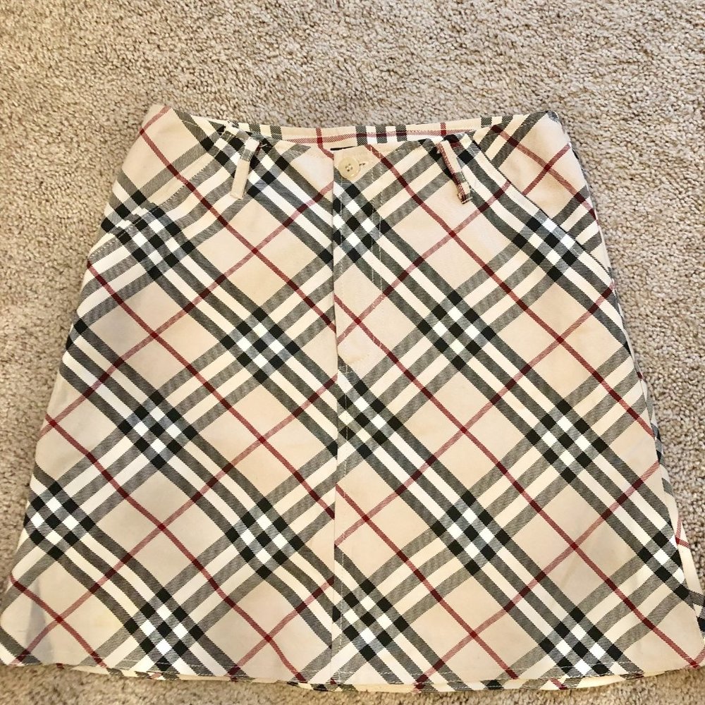 Burberry Mini Skirt, Size XS